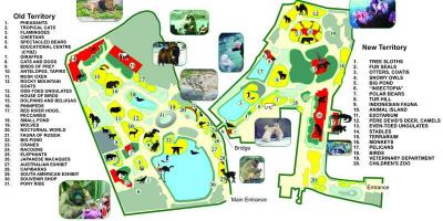Harta de la Moscova zoo