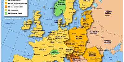 Moscova pe harta europei
