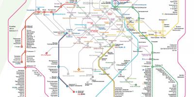 Harta Moskva tren