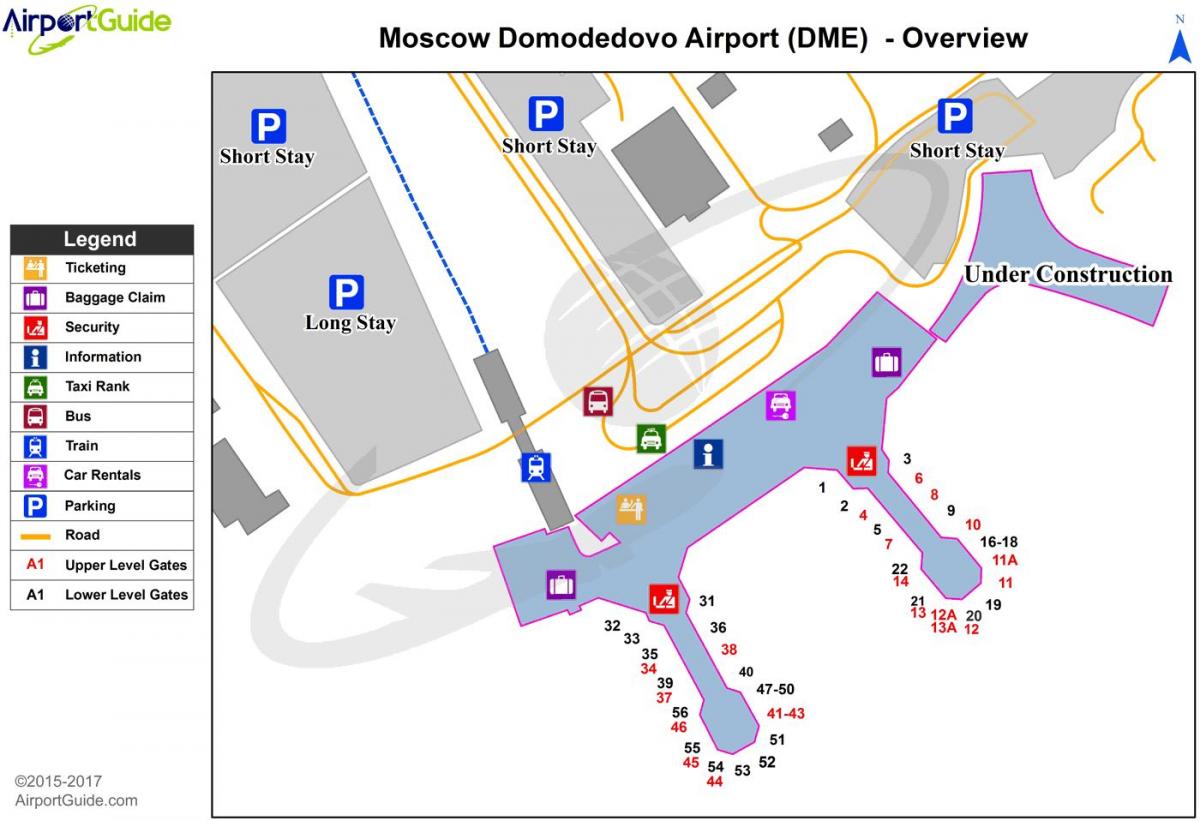 Domodedovo hartă