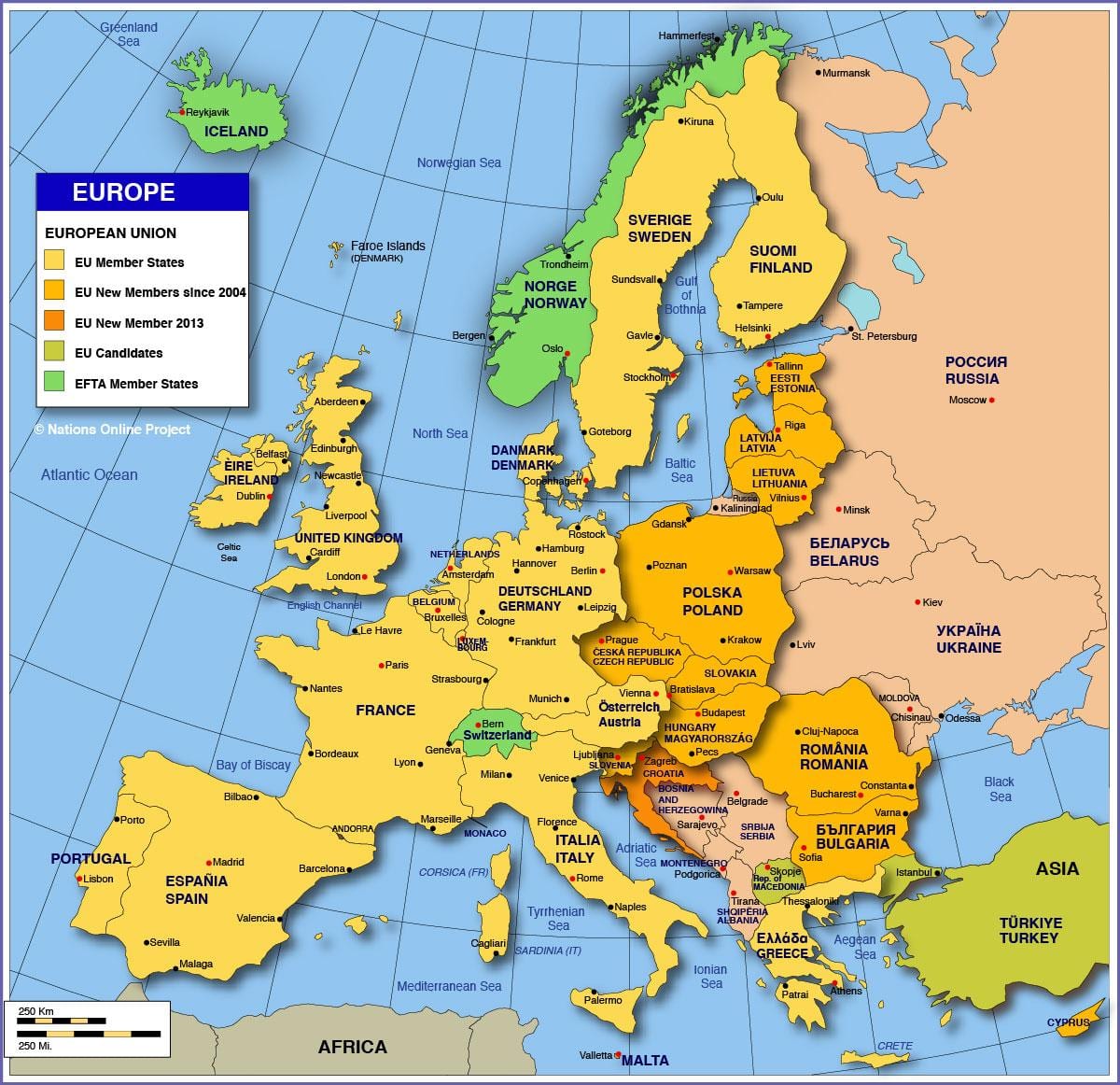 Moscova localizare pe harta lumii