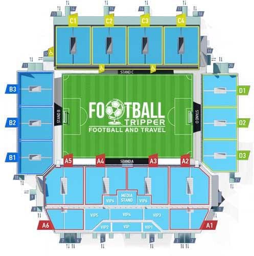 harta Moskva stadion