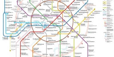 Moskva transport hartă