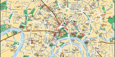 Moskva city arată hartă